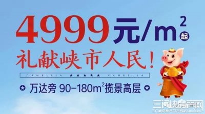 三门峡：陆祥山茶郡 万达旁揽景高层4999元/㎡起