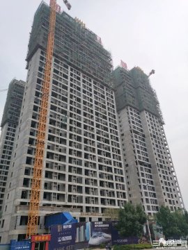 三门峡：航科城6月工程进度播报 1号楼写字楼已封顶